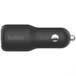 Belkin BOOST CHARGE 42W Dual USB-C Kfz-Ladegerät PD+PPS, b