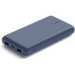 Belkin BOOST CHARGE Powerbank, 20.000mAh 15W, USB-A & -C, blue