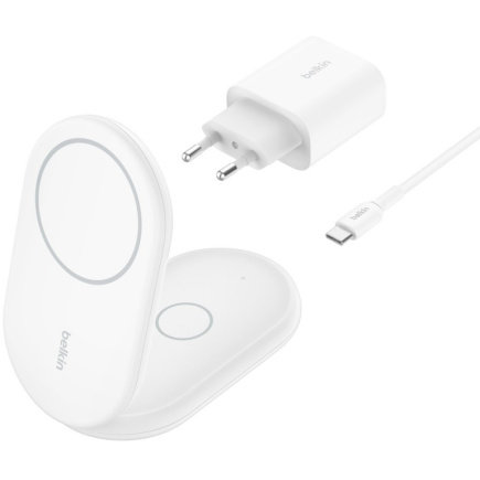 Belkin Wireless BOOST CHARGE Qi2 Ladestation 15W, weiss