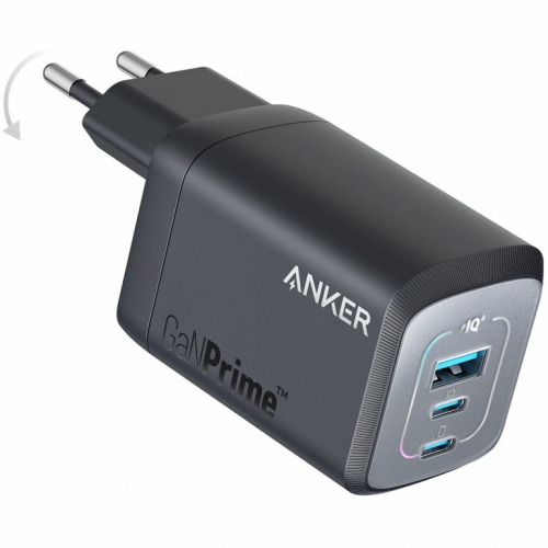 Anker 735 Prime Charger 67W 1 x USB-A 2 x USB-C black