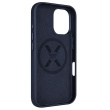 Fixed MagLeather | Back cover | Apple | iPhone 16 | Leather | Blue FIXLM-1400-BL