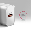 AXAGON Wallcharger 1x port USB-A, QC3.0/AFC/FCP/Apple, 18W | ACU-QC18W ACU-QC18W