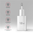 AXAGON Wallcharger 1x port USB-A, QC3.0/AFC/FCP/Apple, 18W | ACU-QC18W ACU-QC18W
