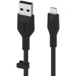 Belkin Flex Lightning/USB-A, Apple zert., 1m, schwarz