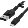 Belkin Flex Lightning/USB-A, Apple zert., 1m, schwarz