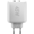 Goobay | USB-C PD Dual Fast Charger (45 W) | 65412 | N/A 65412