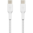 Belkin geflochtenes USB-C / USB-C-Kabel 2m, weiss