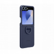 Samsung Silicone Case with Ring fr Galaxy Z Flip6. Navy