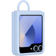 Samsung Silicone Case with Ring fr Galaxy Z Flip6. Blau