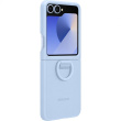 Samsung Silicone Case with Ring fr Galaxy Z Flip6. Blau