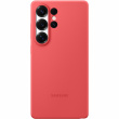 Samsung Silicone Case fr Galaxy S25 Ultra. Red