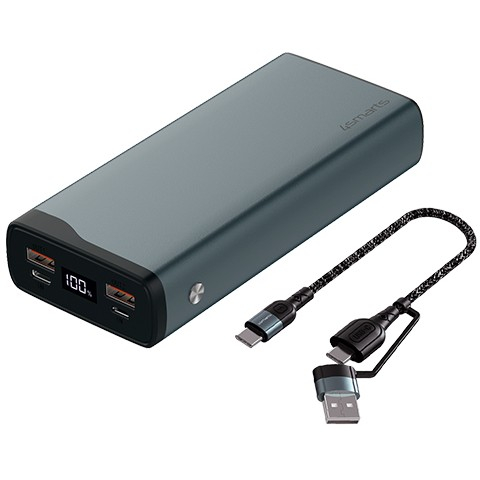 4smarts Powerbank VoltHub Pro 20000mAh QuickCharge PD gunmetal