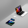 4smarts Ladegert GaN Flex Pro 140W 3 USB-C. wei