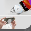 4smarts Qi2 Charger Kickstand. silber/ wei