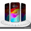 4smarts Second Glass Privacy mit Montagerahmen iPhone 15 Plus
