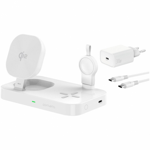 4smarts Qi2 Ladestation Trident mit Charger fr Samsung Watch