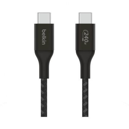 Belkin BOOST CHARGE 240W USB-C auf USB-C Kabel, 1m, schwarz