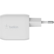 Belkin 45W Dual USB-C GaN Ladegerät Power Deliver, PPS, white