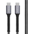 Fixed | Armor Cable USB-C/USB-C, 2 m, 240W | FIXDA-CC2-GR FIXDA-CC2-GR