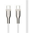 Fixed | Braided Cable USB-C/USB-C, 2m, 100W | FIXDB-CC2-WH FIXDB-CC2-WH