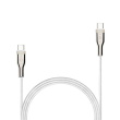 Fixed | Braided Cable USB-C/USB-C, 2m, 100W | FIXDB-CC2-WH FIXDB-CC2-WH