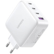UGREEN USB-A+3xUSB-C 100W GaN Tech Fast Wall Charger EU White