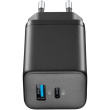 Cellularline Charger Multipower Micro 45W GaN 2 Ports Black