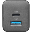 Cellularline Charger Multipower Micro 45W GaN 2 Ports Black