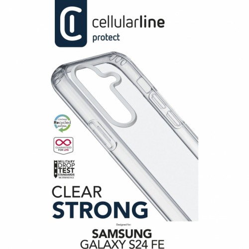 Cellularline Clear Strong Case fr Samsung S24 FE