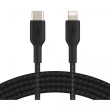 Belkin Lightning/USB-C Kabel ummantelt mfi 1m schwarz