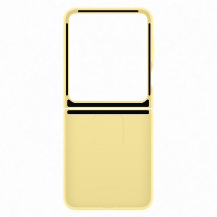 Samsung Silicone case, Galaxy Flip6, kollane - Silikoonümbris / EF-PF741TYEGWW