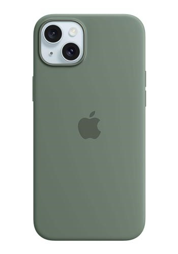 Apple iPhone 15 Plus Silicone Case with MagSafe - Cypress