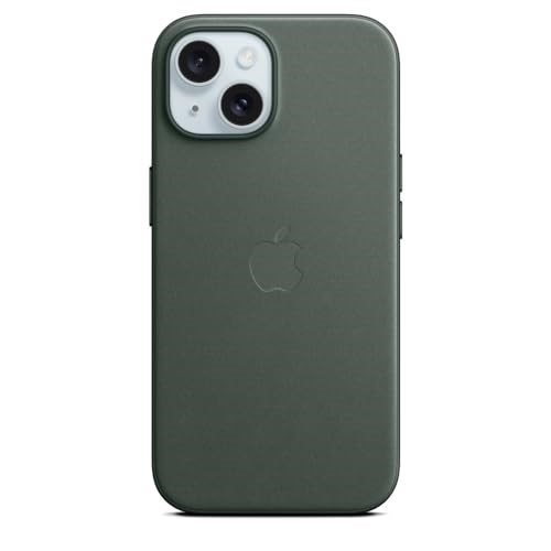Apple iPhone 15 FineWoven Case with MagSafe - Evergreen