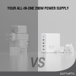 4smarts Ladegert GaN Flex Pro 200W 4 USB-C. wei
