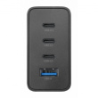 Cellularline Multipower Nano 100W Reiselader 4 Port GaN Black