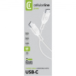 Cellularline Power Data Cable 0.6 m USB Typ-C/ Typ-C White