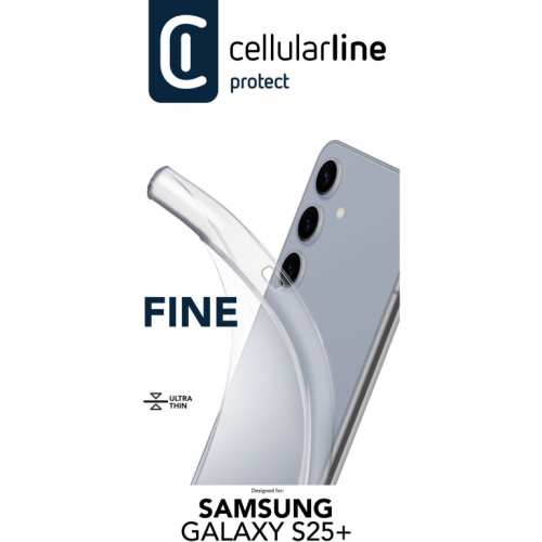 Cellularline Fine Case fr Samsung S25+ Clear