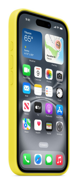 Apple iPhone16 Silicone Case with MagSafe - Star Fruit