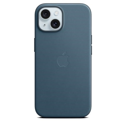 Apple iPhone 15 FineWoven Case with MagSafe in Pazifikblau