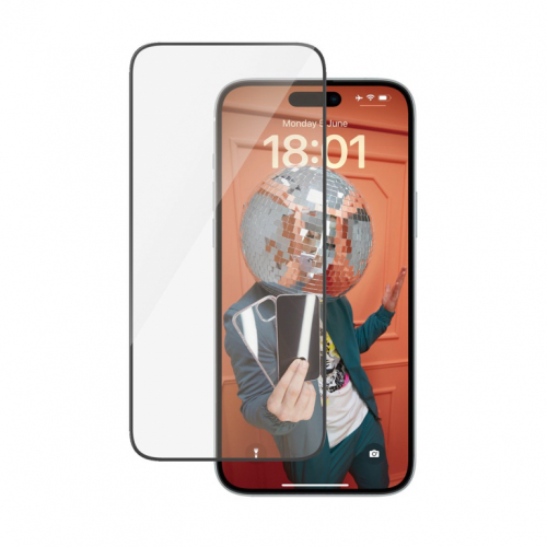 PanzerGlass ® Screen Protector iPhone 15 Plus | Ultra-Wide Fit w. EasyAligner Clear screen protector Apple 1 pc(s)