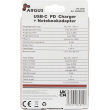 Charger USB-C 90W Black Inter-Tech PD-2090