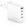4smarts Ladegert GaN Flex Pro 100W 3 USB-C+1 USB-A. wei