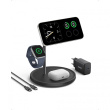 ANKER MagGo Magnetic Charging Stand 15W 3-in-1 Ladestnder fuer iPhone Apple Watch AirPods schwarz