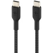 Belkin geflochtenes USB-C / USB-C-Kabel 0,15m, schwarz