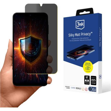 3MK | Silky Matt Privacy | Samsung | Galaxy A16 | Black | Privacy film 3MK15840