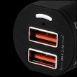 CANYON car charger C-04 2.4A/2USB-A Black
