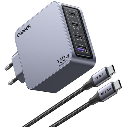 UGREEN Nexode Pro 160W GaN Charger with USB-C Cable