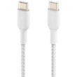 Belkin geflochtenes USB-C / USB-C-Kabel 0,15m, weiss