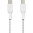 Belkin geflochtenes USB-C / USB-C-Kabel 0,15m, weiss