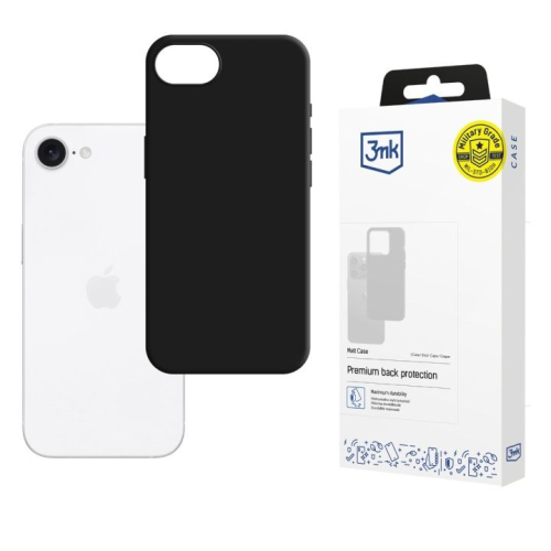 3MK Matt Case iPhone 16E black